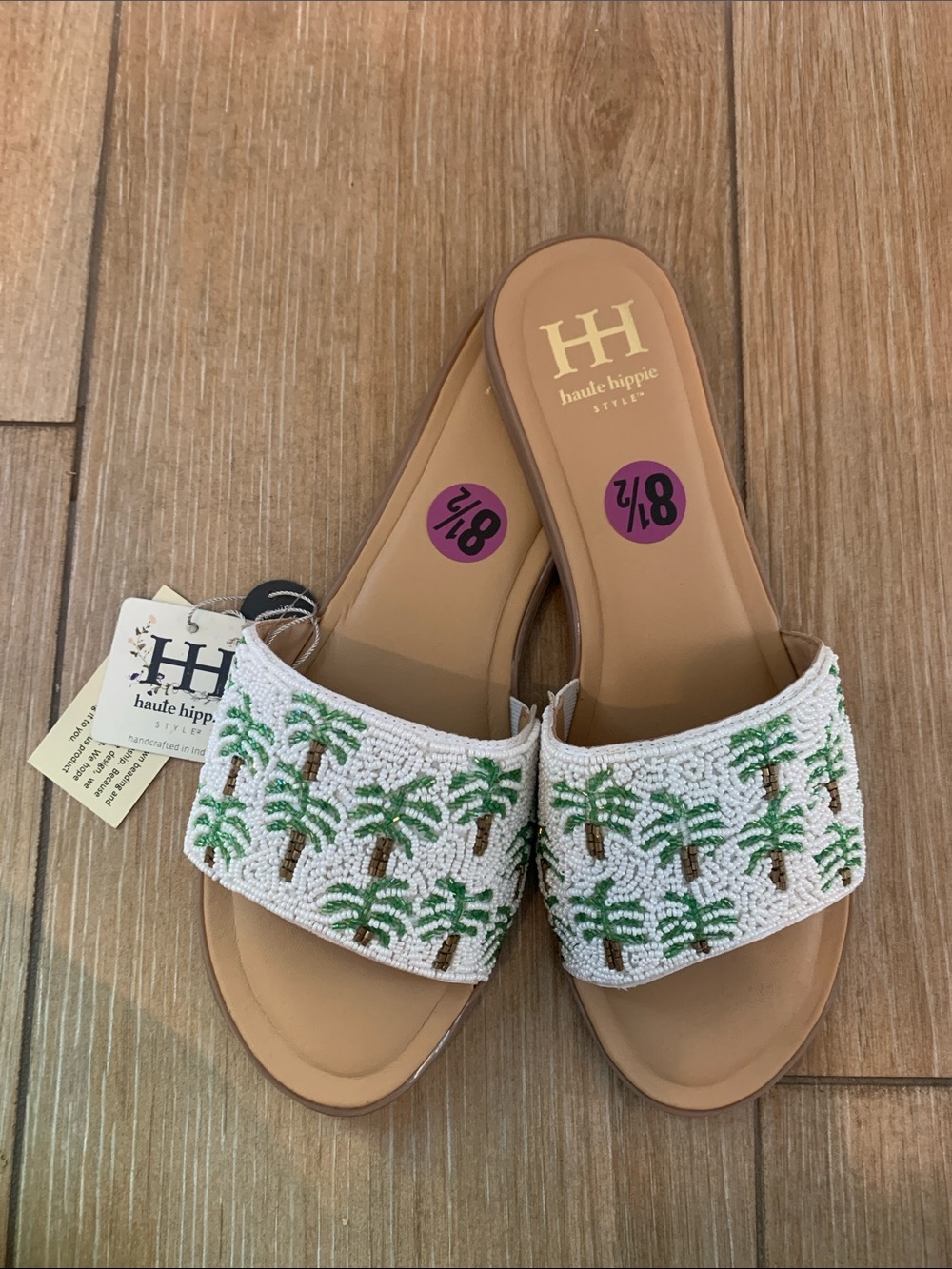 Haute Hippie Palm Tree Sandals